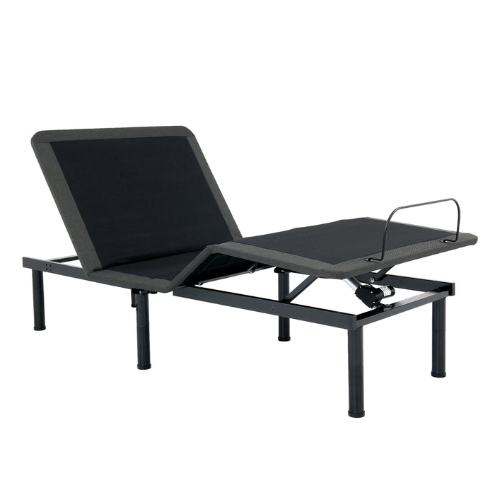 Twin XL Size Quick Assembly Adjustable Bed Frame with Voice Activated Controls