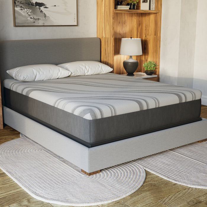 Diamond Pro Gel Memory Foam ultra cooling, responsive 12' Medium Feel (Twin), Greenguard Gold Certified, Made in the USA