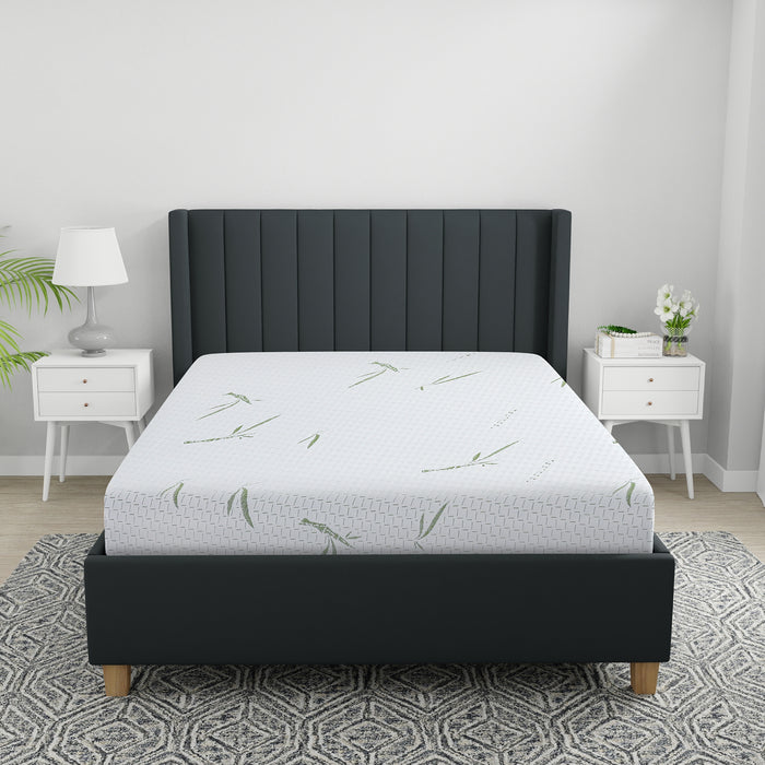 10-Inch Dual Layer Memory Foam Mattress with Bamboo Infused Cover - Queen