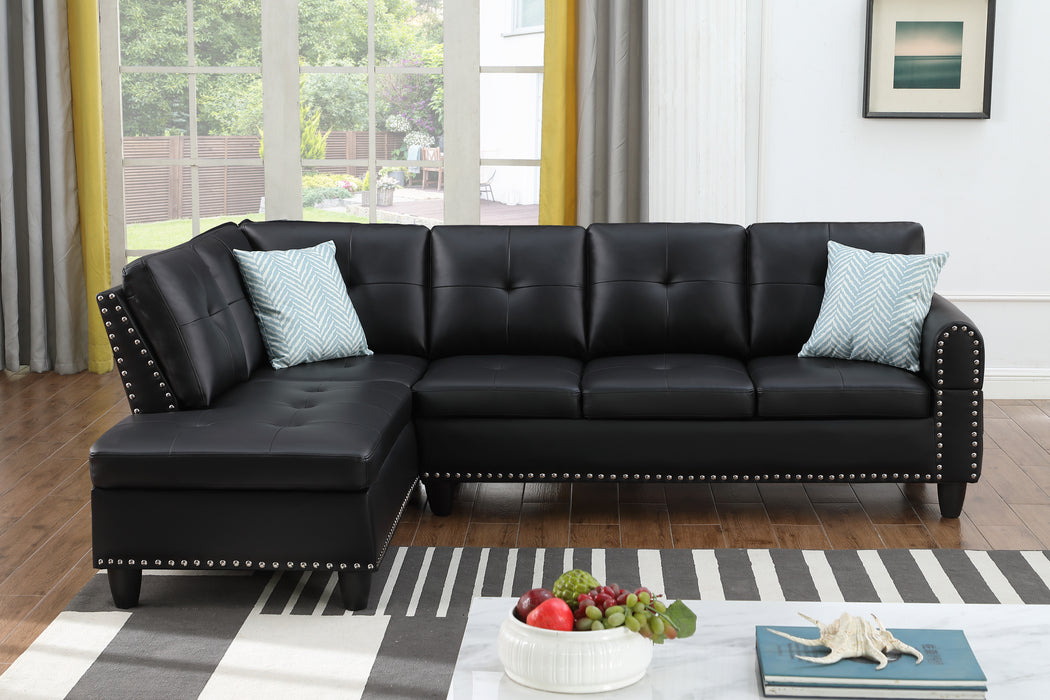 2 - Piece Irine Faux Leather Sectional Sofa
