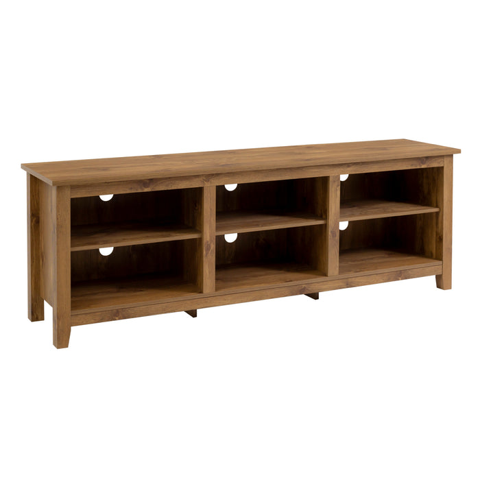 Whispers 3-Shelf Open Storage 70' TV Stand for 80' TVs by Walker Edison