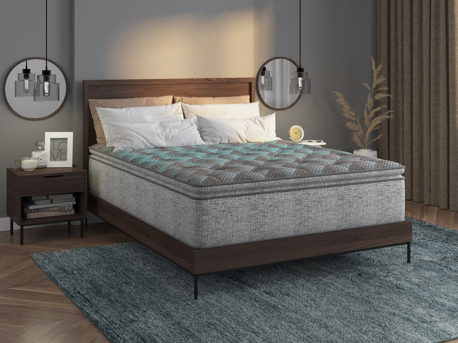 Restonic Comfort Care 10' Hybrid, Euro Top,  Individual Pocketed Coil Mattress , Plush Comfort, Twin