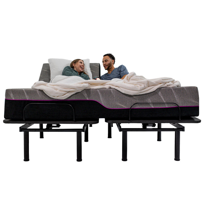 Renew 11 inch Flex Top Memory Foam Mattress and Adjustable Base Bundle, King Size