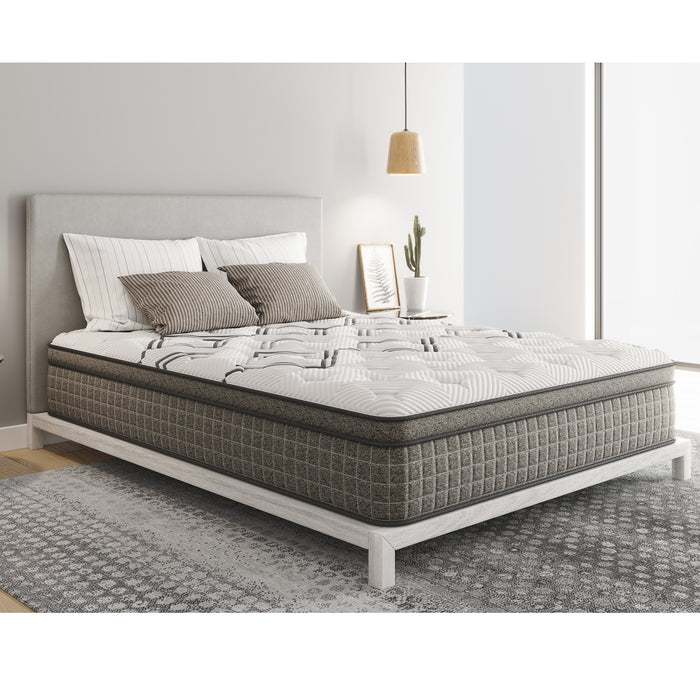 Diamond Soto cooling Copper conforming Hybrid with luxurious Euro-Top 12.5' - Medium Feel (Full), Greenguard Gold Certified, Made in the USA