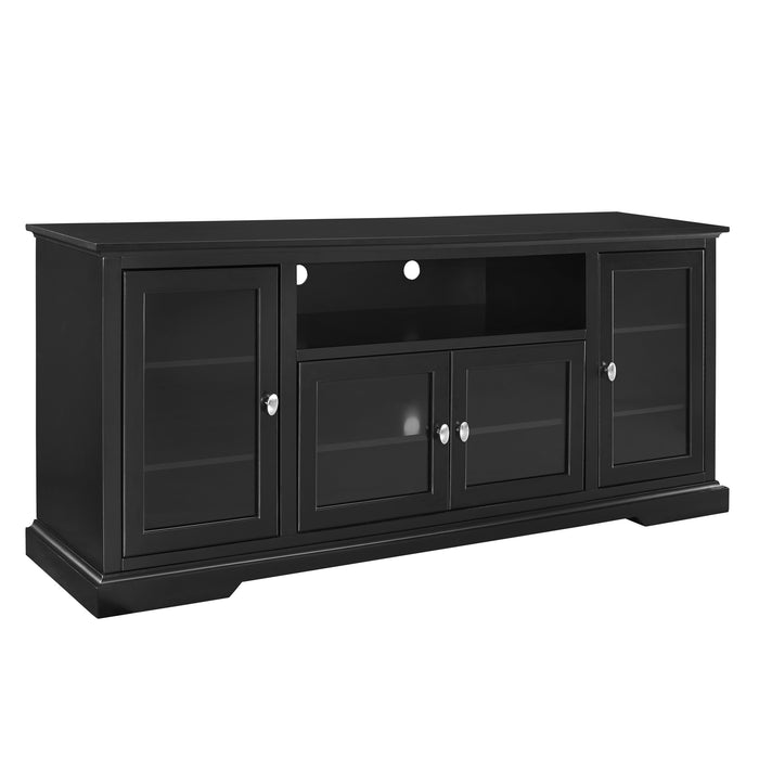 Revel 70' TV Stand for 80' TVs with 4 Glass Doors by Walker Edison